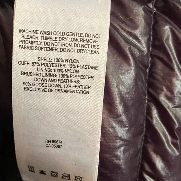 Mountain Hardwear Purple Puffer Jacket - Size M - Picture 4 of 4